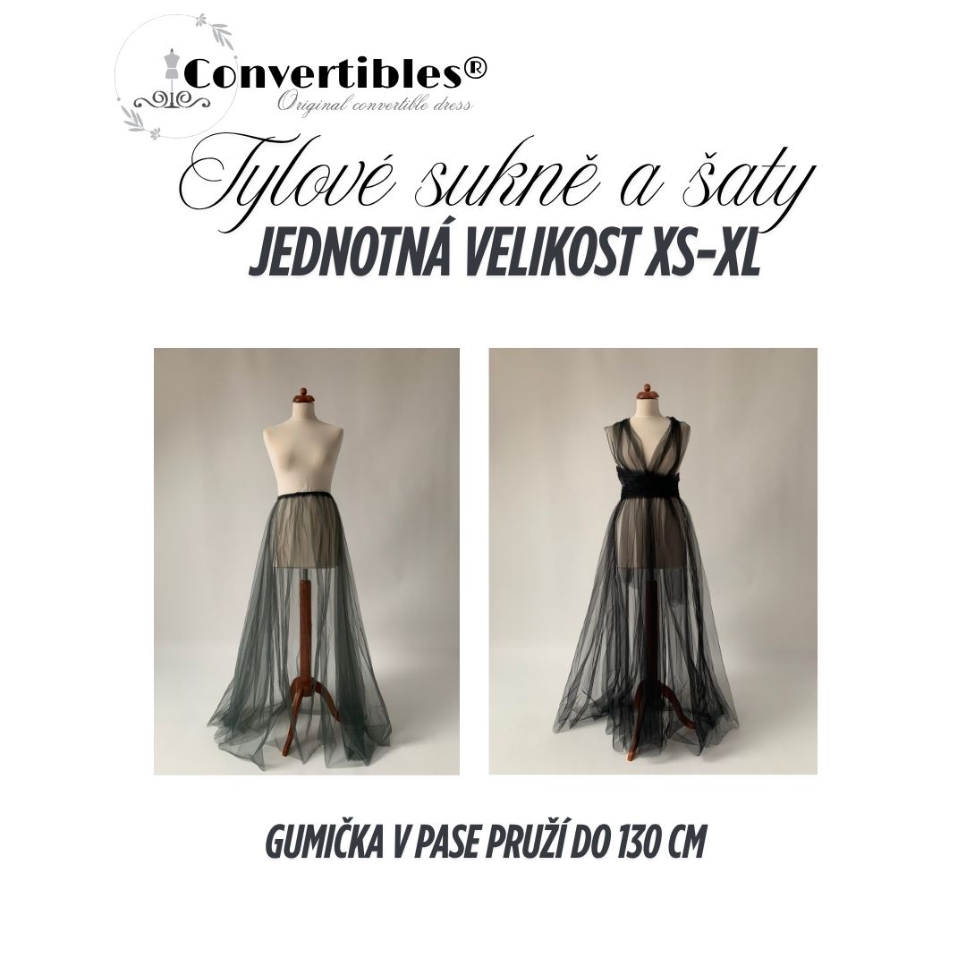 tylové sukně a šaty